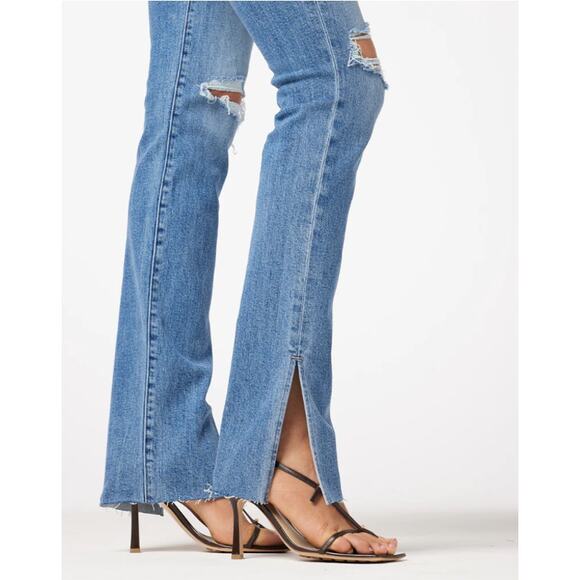 Favorite Daughter Jeans 24 Valentina Tower Super High Rise Bootcut Distressed - Picture 3 of 16